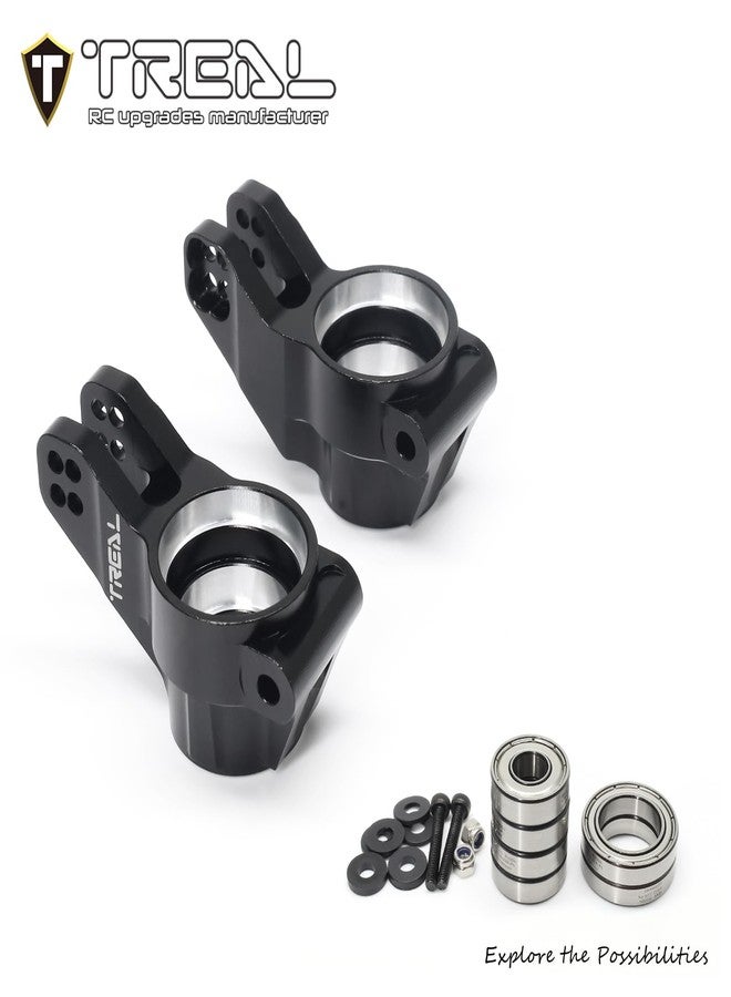 TREAL Aluminum 7075 Rear Hubs for Arrma 1:8 KRATON 6S Extreme BASH (EXB) (Black) - Image 3